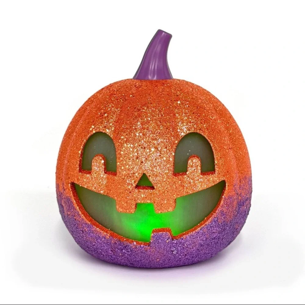 Target Bullseye Playground LED Ombré Glitter Halloween Pumpkin